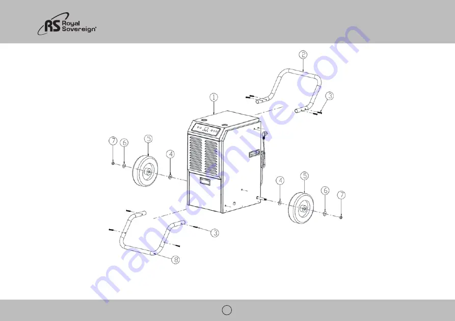 Royal Sovereign RDHC-110 Owner'S Manual Download Page 8