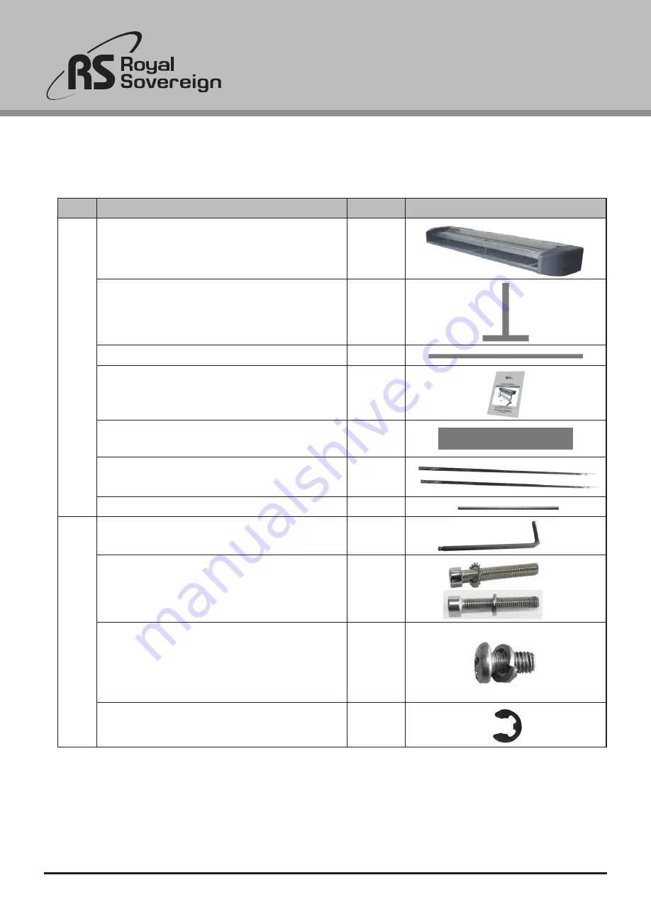 Royal Sovereign RET Series Instruction Manual Download Page 8