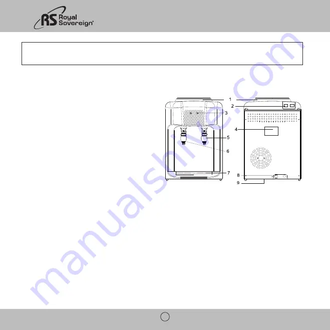 Royal Sovereign RWD-200W Owner'S Manual Download Page 12