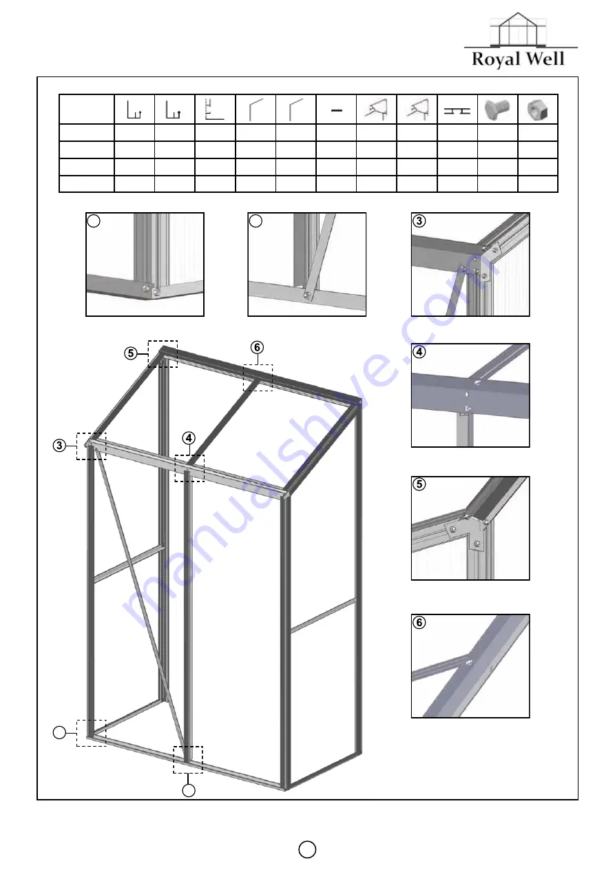 Royal Well Mini Wall 2 Manual Download Page 4