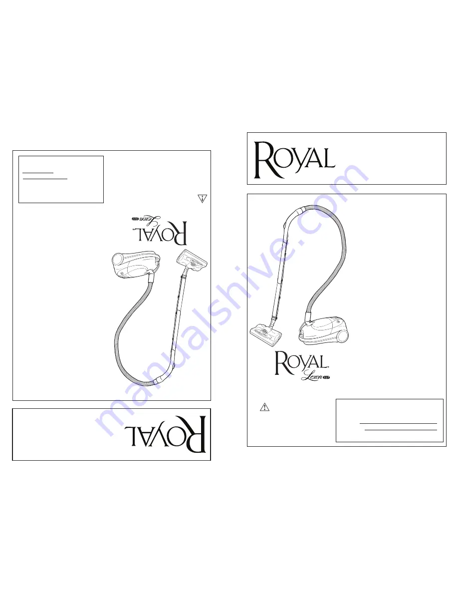 Royal LEXON S17 Owner'S Manual Download Page 1