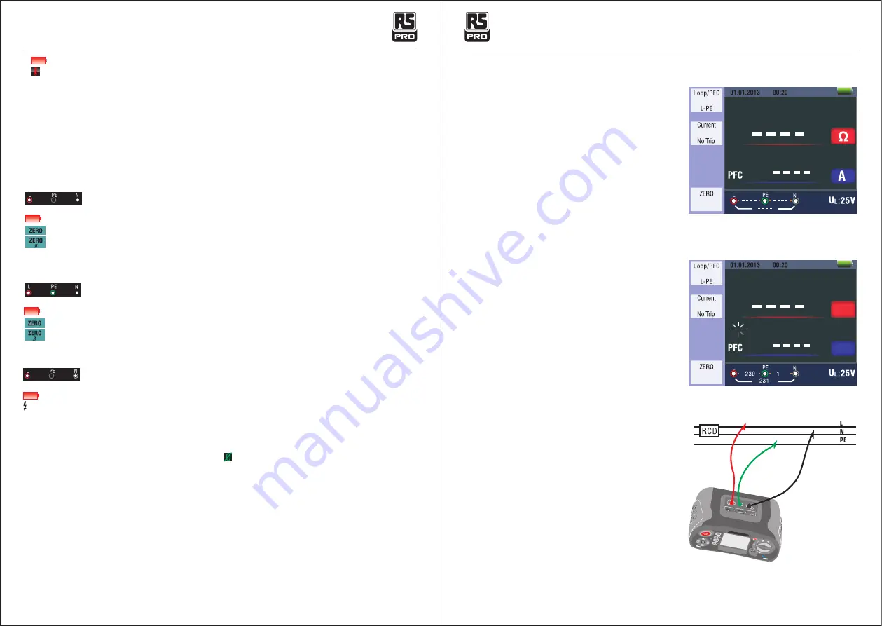 RS PRO 144-5338 Instruction Manual Download Page 8