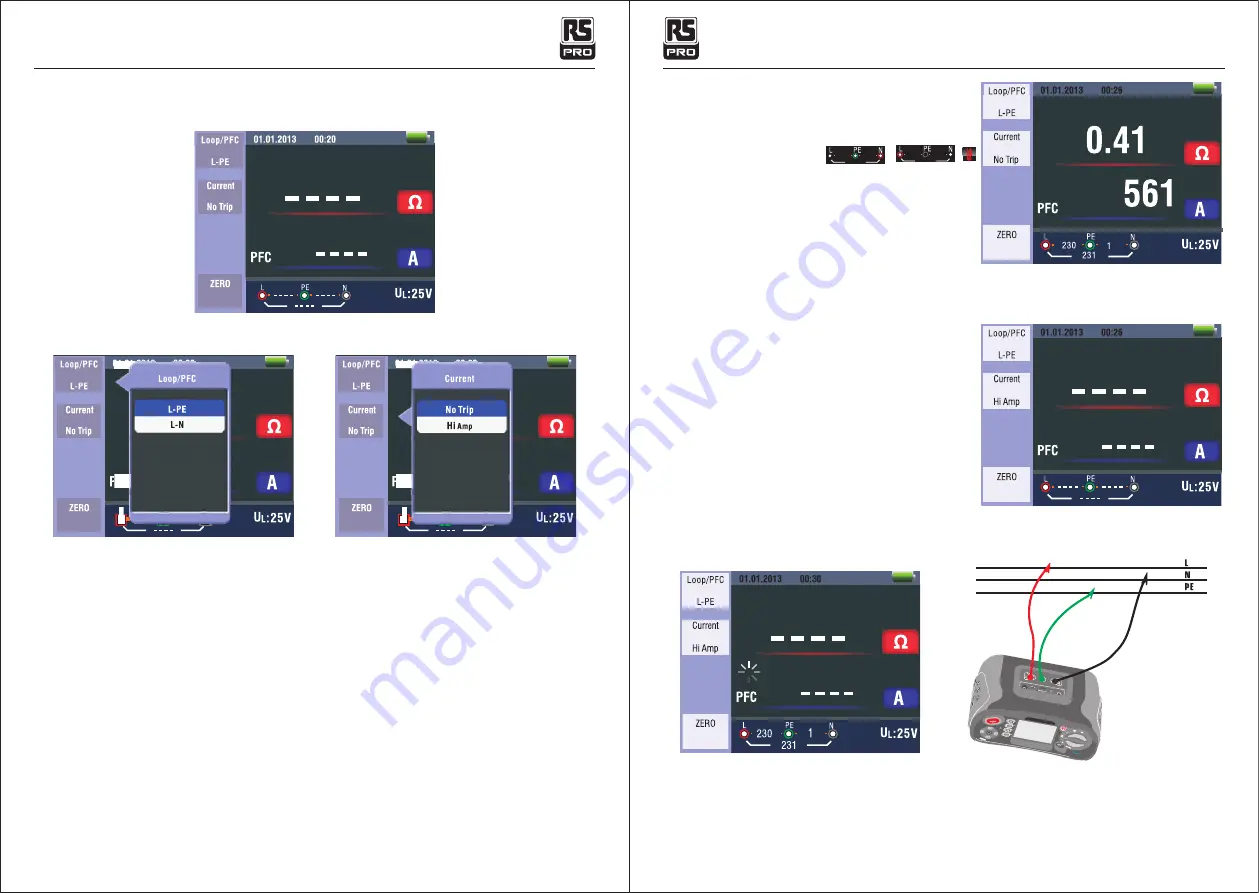 RS PRO 144-5338 Instruction Manual Download Page 28