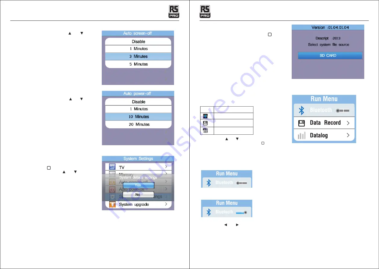 RS PRO 144-5338 Instruction Manual Download Page 55