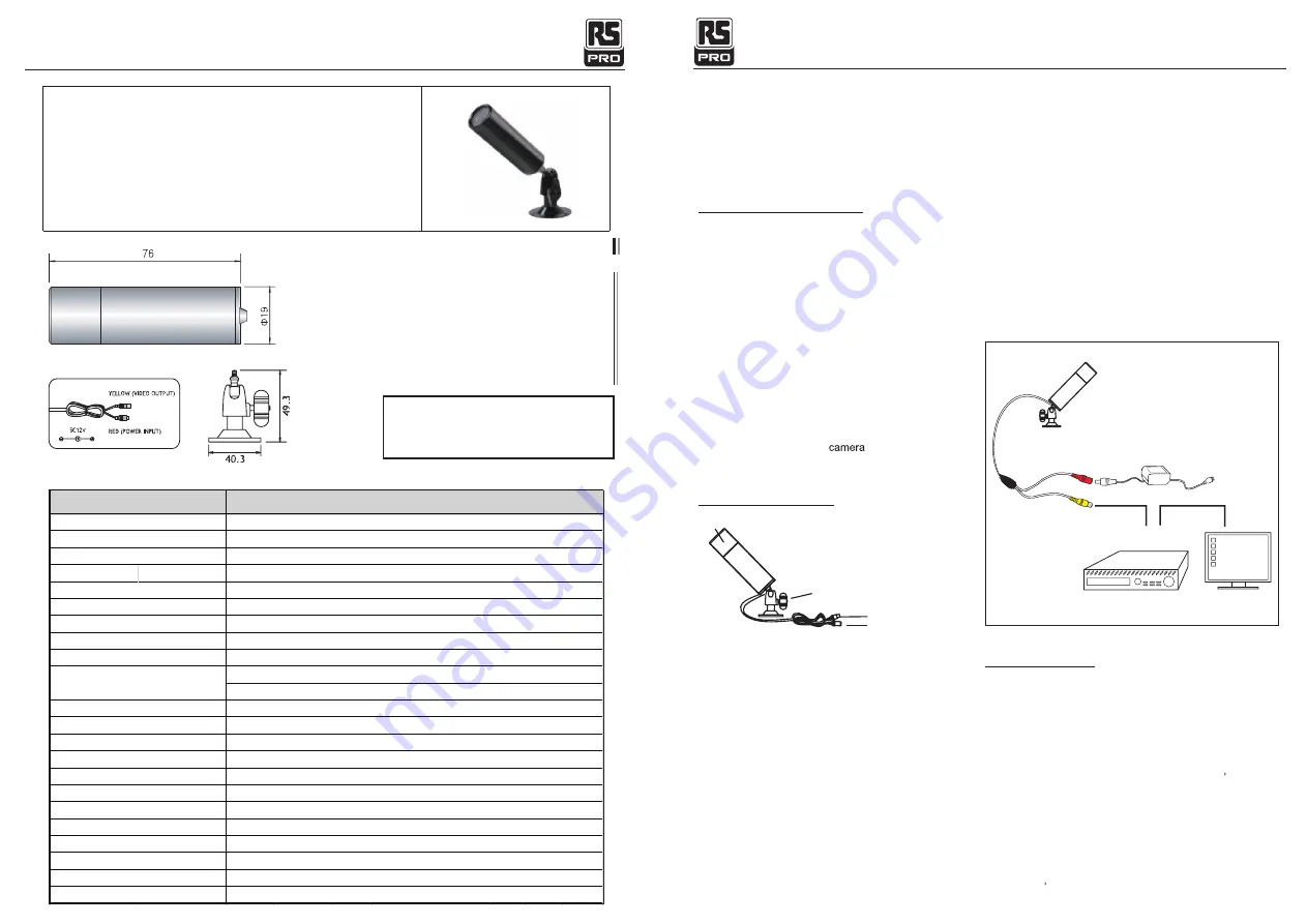 RS PRO 146-4645 Instruction Manual Download Page 2