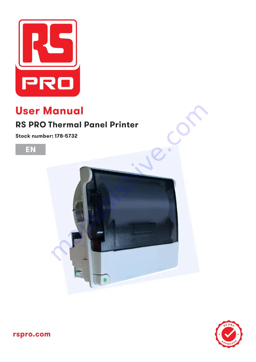 RS PRO 178-5732 User Manual Download Page 1