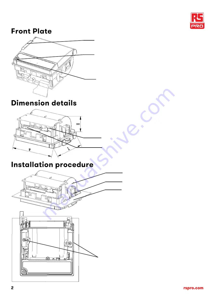 RS PRO 178-5732 User Manual Download Page 2