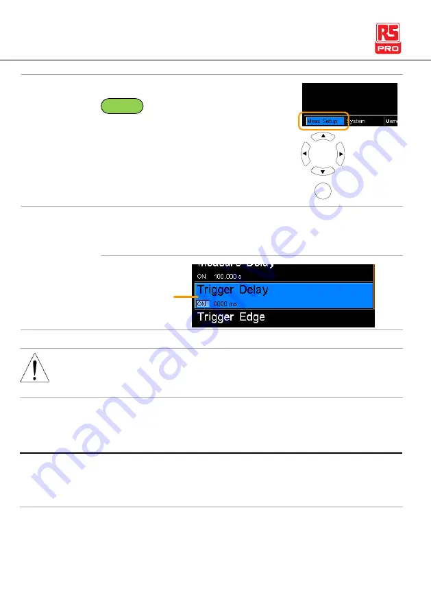 RS PRO RM-804 Instruction Manual Download Page 74