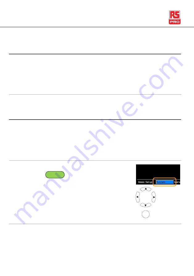 RS PRO RM-804 Instruction Manual Download Page 80