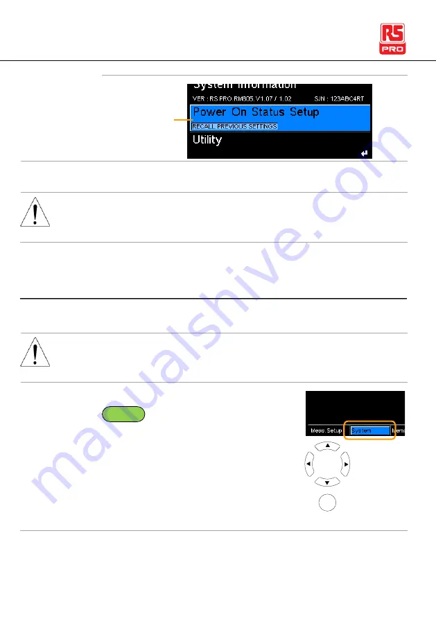 RS PRO RM-804 Instruction Manual Download Page 82