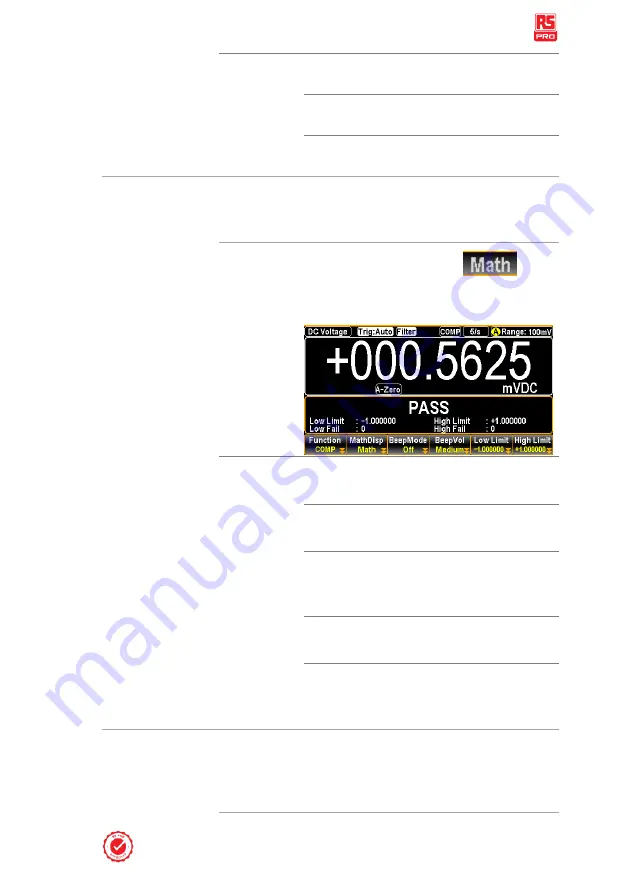 RS PRO RSDM-9060 User Manual Download Page 147