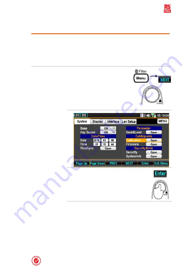 RS PRO RSDM-9060 User Manual Download Page 179