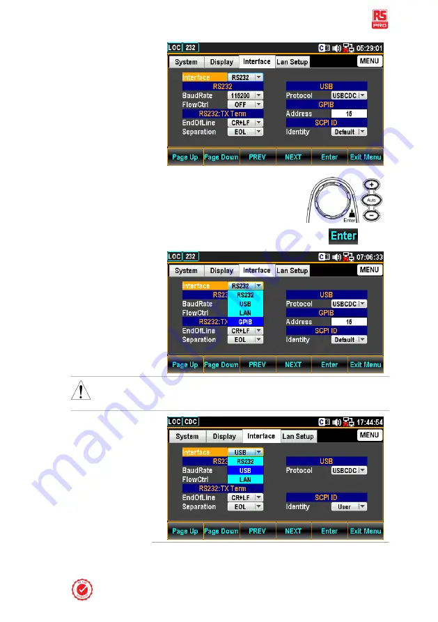 RS PRO RSDM-9060 User Manual Download Page 261