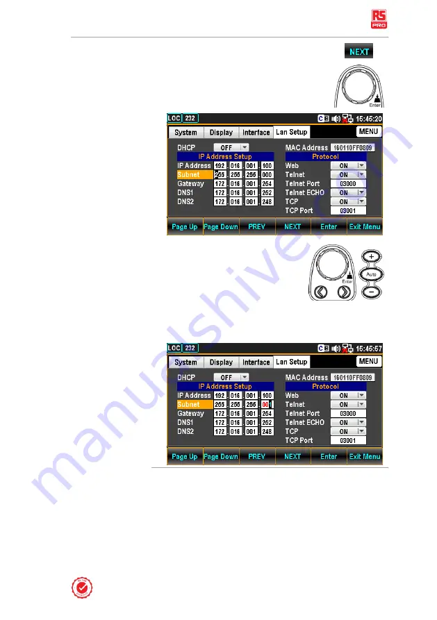 RS PRO RSDM-9060 User Manual Download Page 269