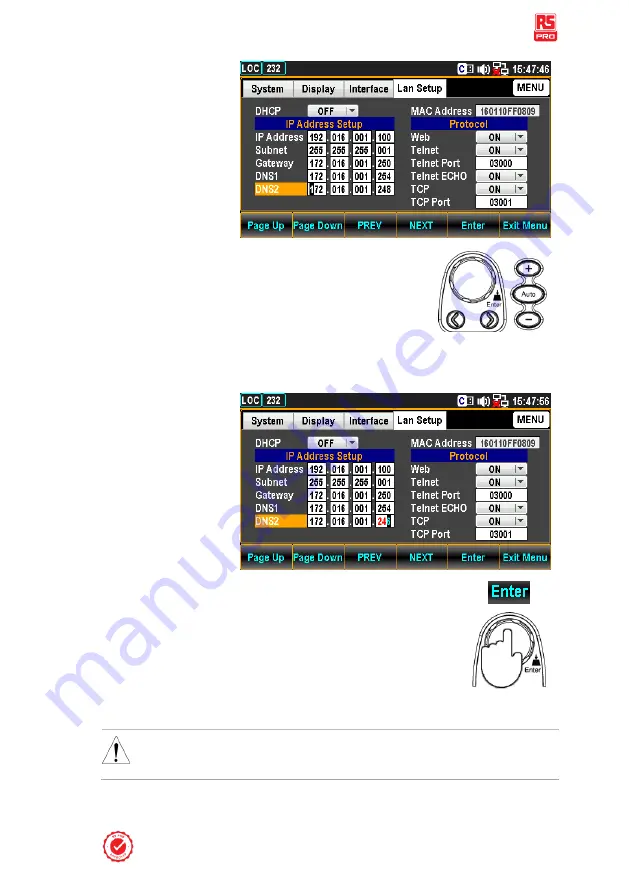 RS PRO RSDM-9060 Скачать руководство пользователя страница 273