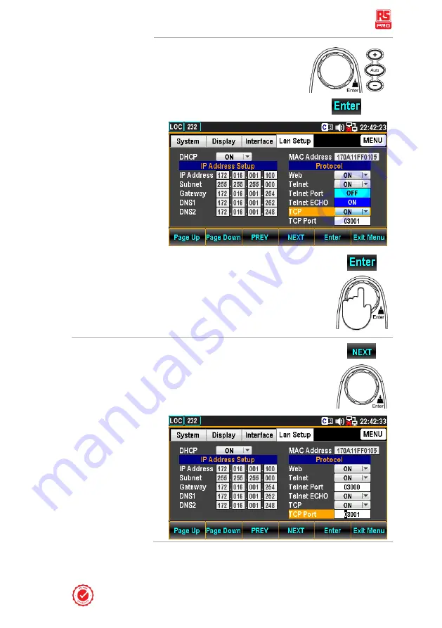 RS PRO RSDM-9060 Скачать руководство пользователя страница 279