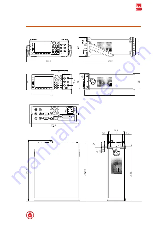 RS PRO RSDM-9060 Скачать руководство пользователя страница 409