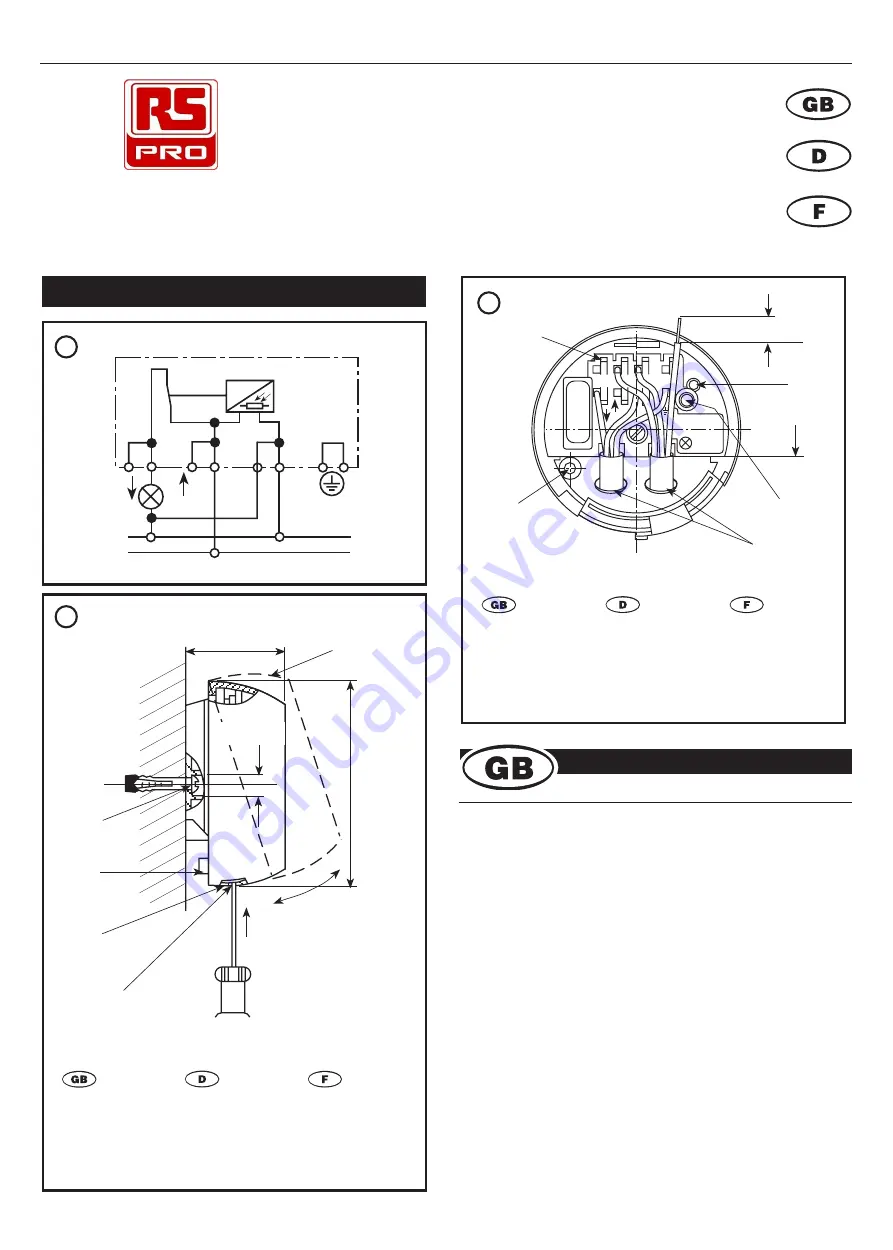 RS PRO V9371 Instruction Leaflet Download Page 1