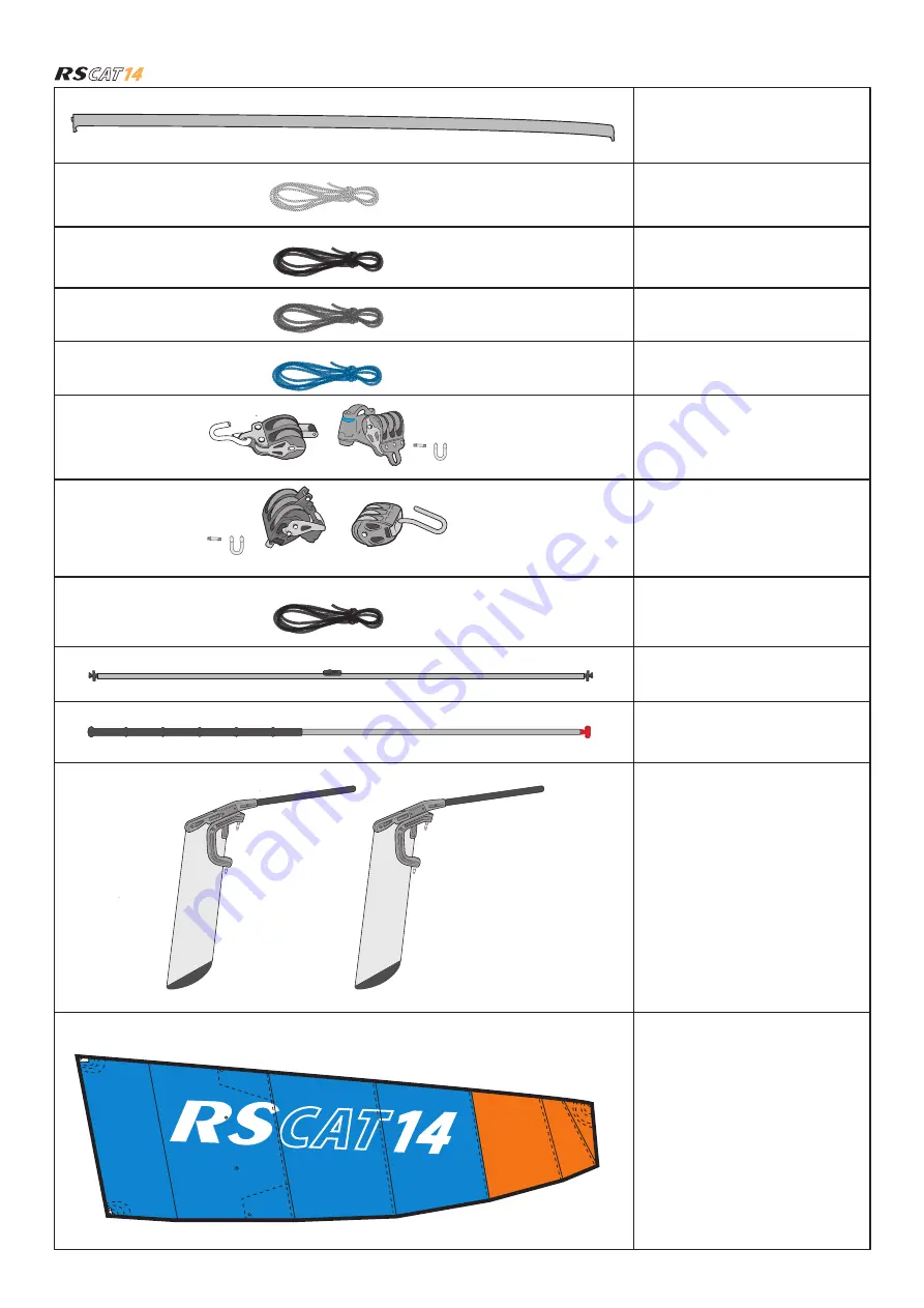 RS SAILING RSCAT 14 Rigging Manual Download Page 6