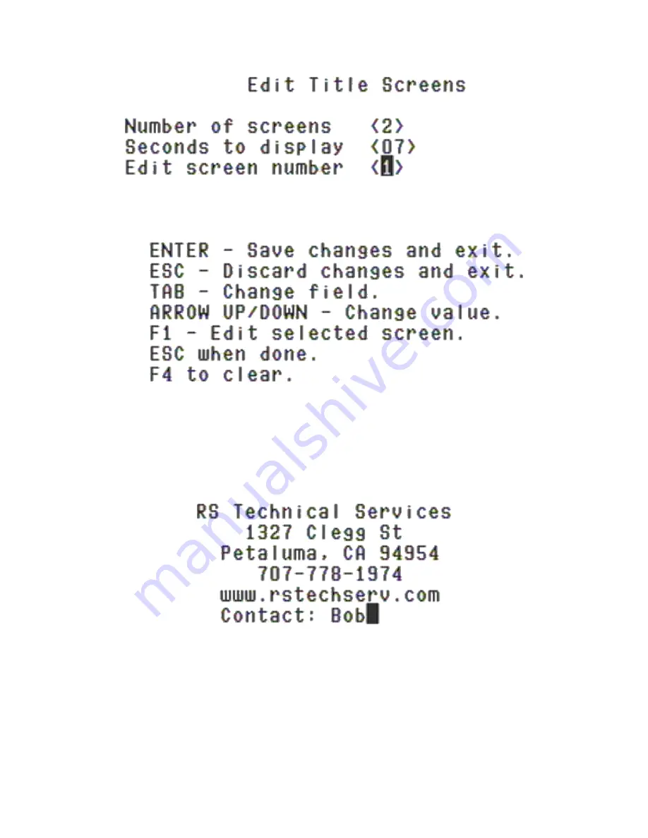 RS Technical Services 40-3510 Operation Manual Download Page 15