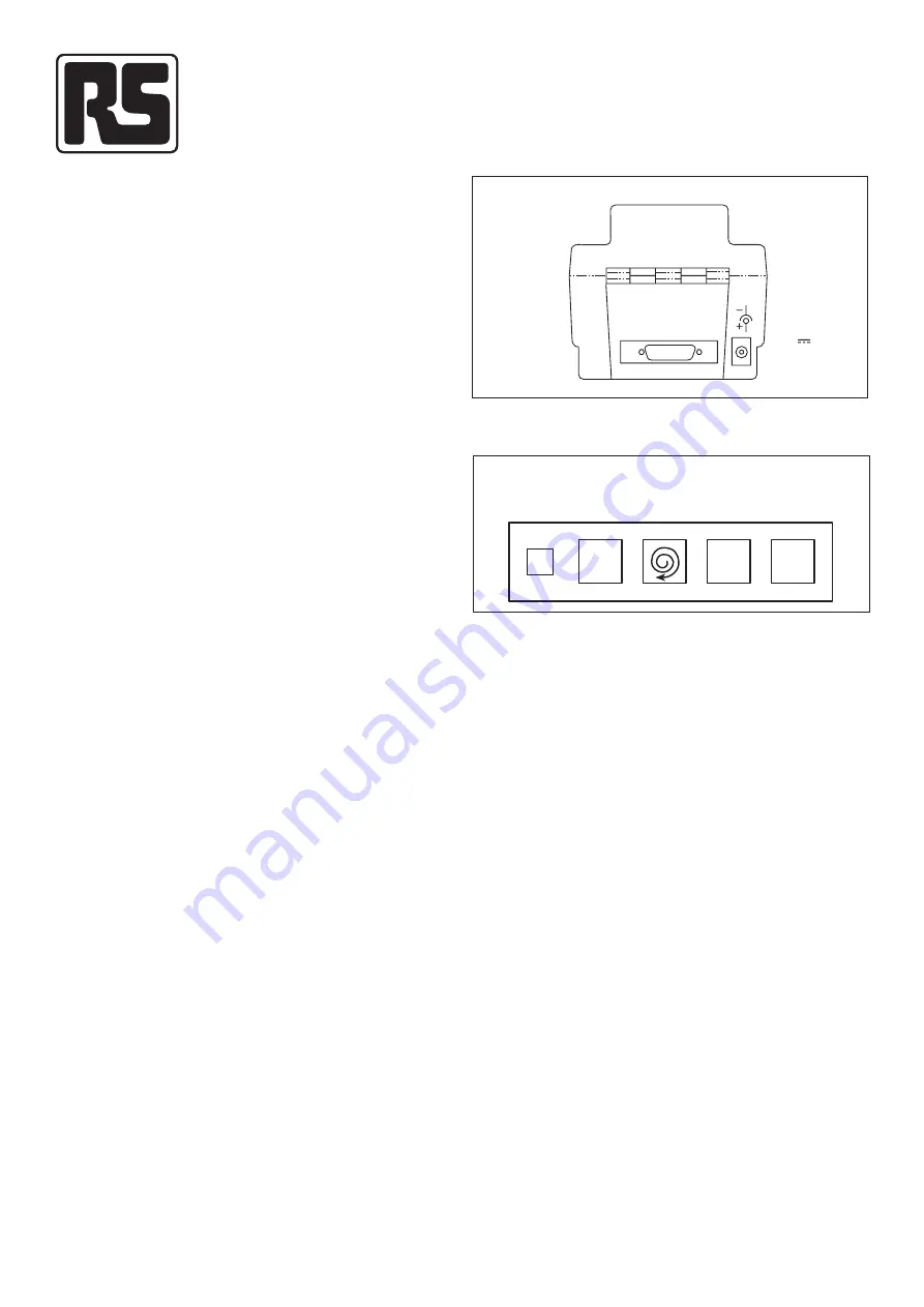 RS 244-632 Quick Start Manual Download Page 1