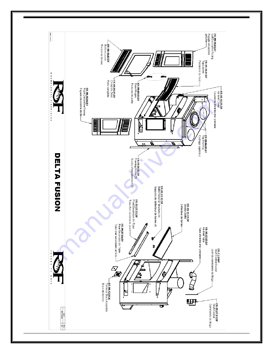 RSF Woodburning Fireplaces DELTA FUSION Owner'S Manual Download Page 25