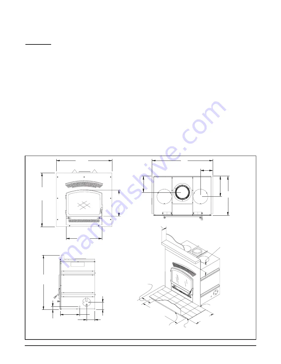 RSF Woodburning Fireplaces The CHAMELEON Скачать руководство пользователя страница 9