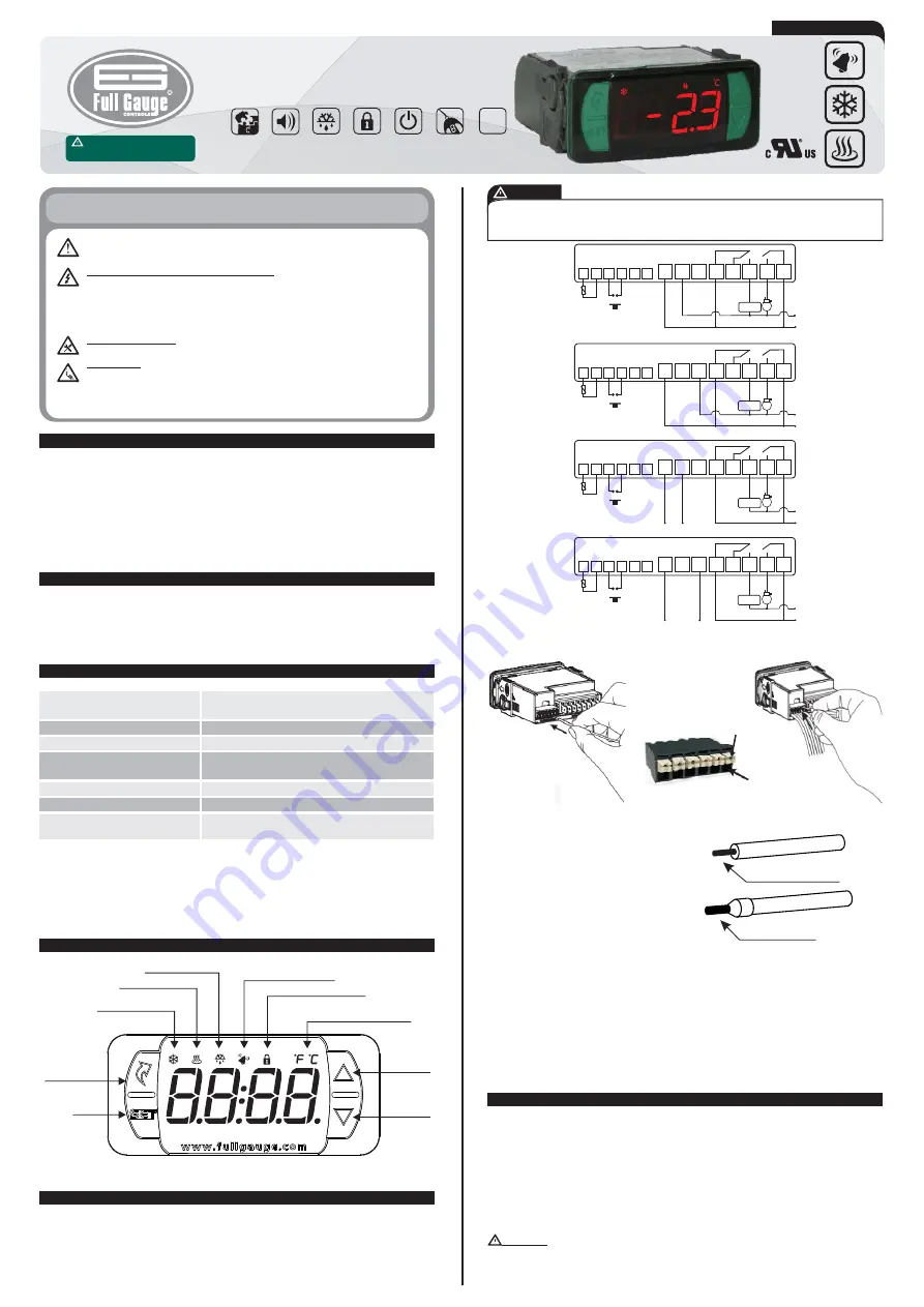 RSG LogiTemp MT-514E FASTON Operation Manual Download Page 2