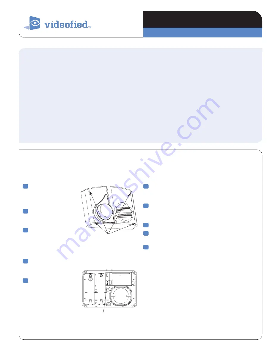 RSIalarm videofied SE 650 Installation Instructions Download Page 1