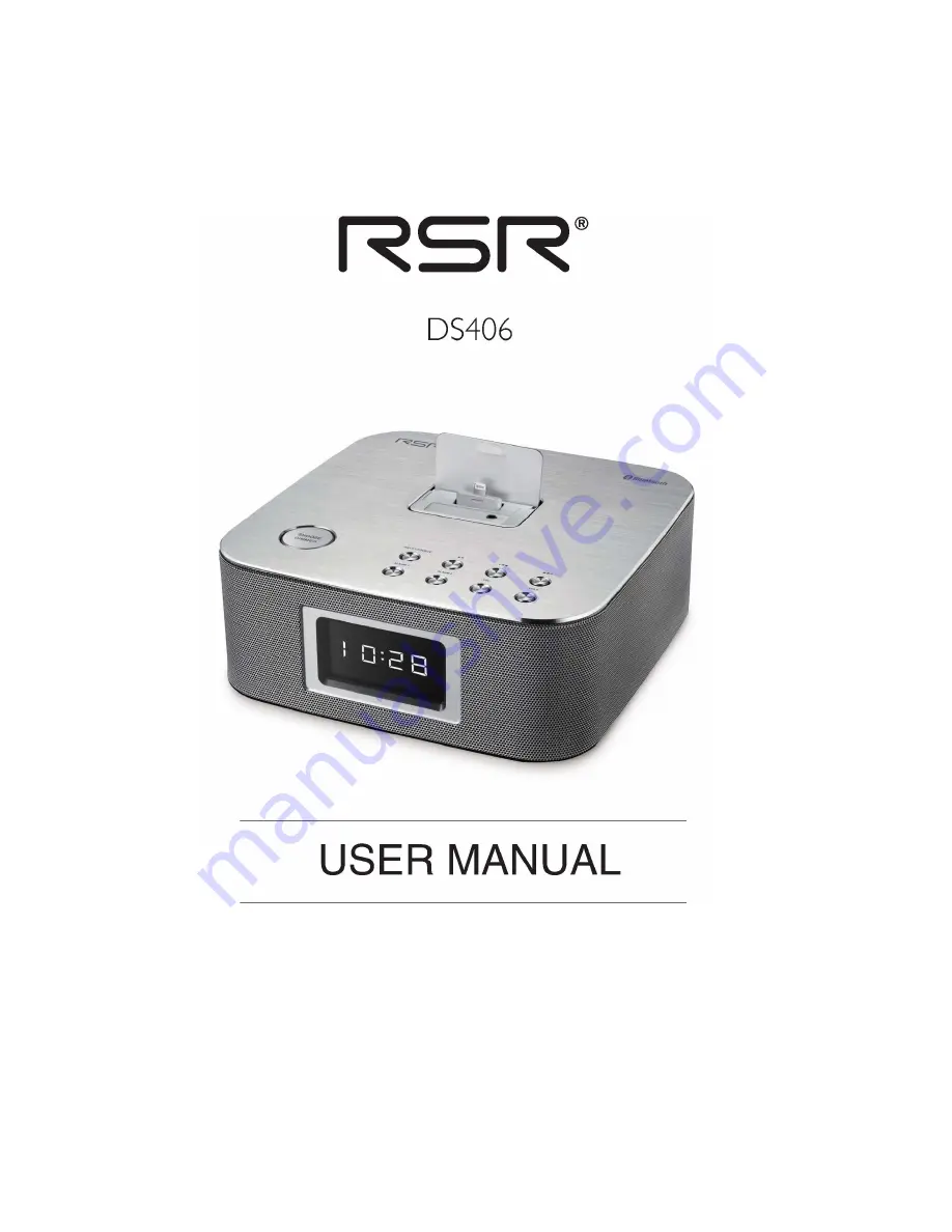 RSR DS406 User Manual Download Page 1