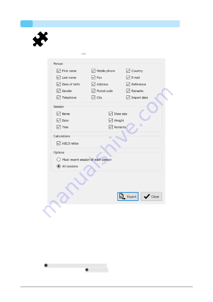 RSscan footscan User Manual Download Page 75