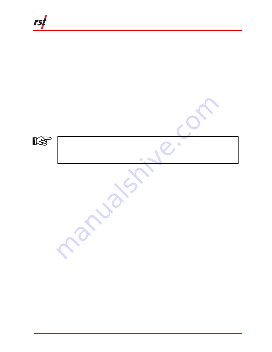 RST Instruments RSTAR L900 Series Instruction Manual Download Page 14