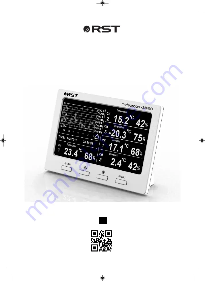 RST meteoscan 938PRO Operation Manual Download Page 1