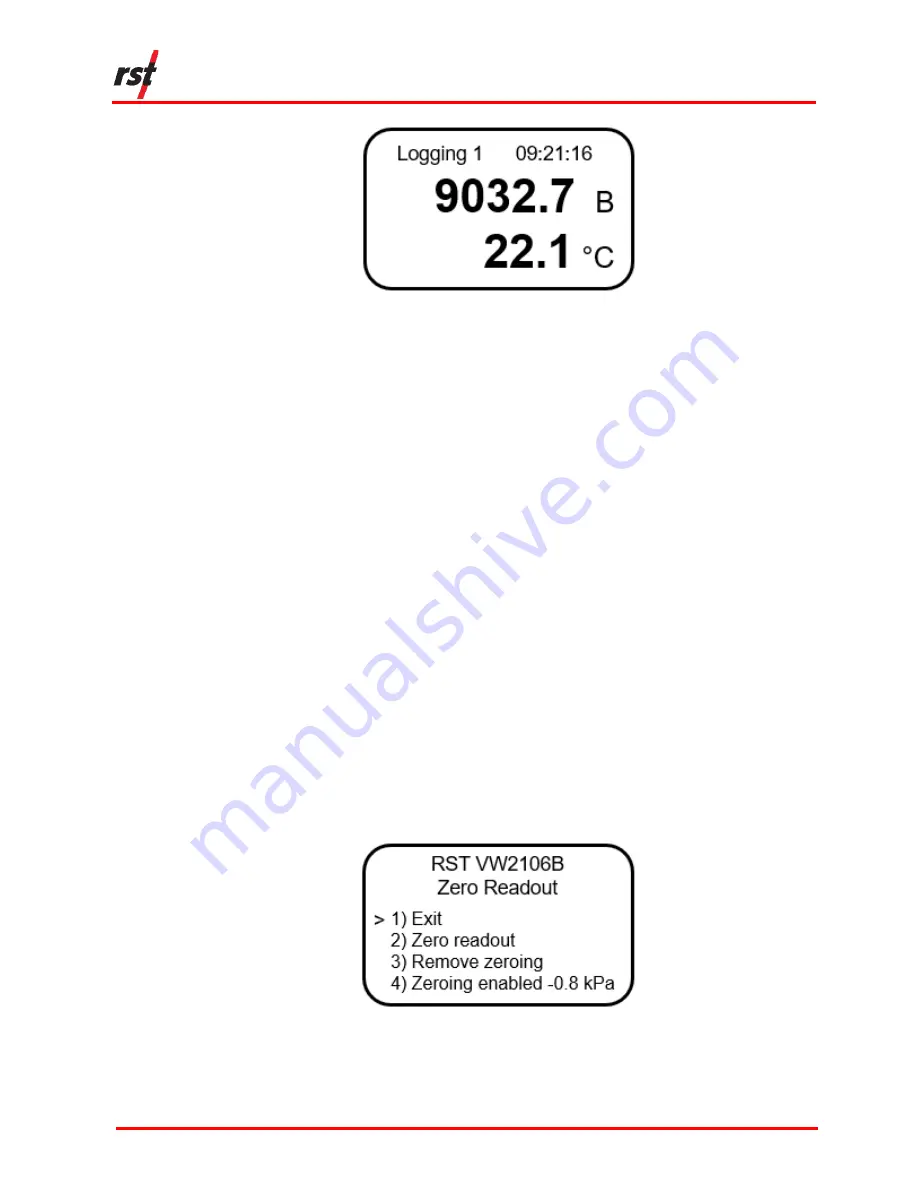 RST VW2106 Manual Download Page 21