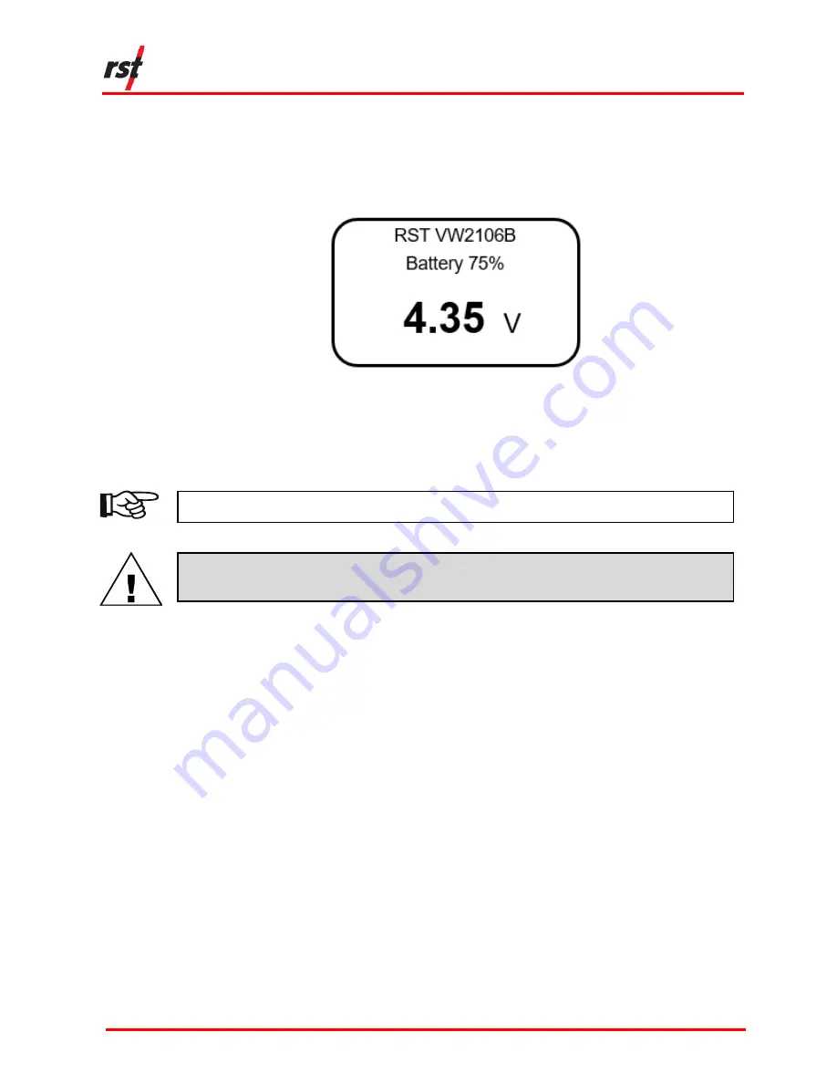 RST VW2106 Manual Download Page 25