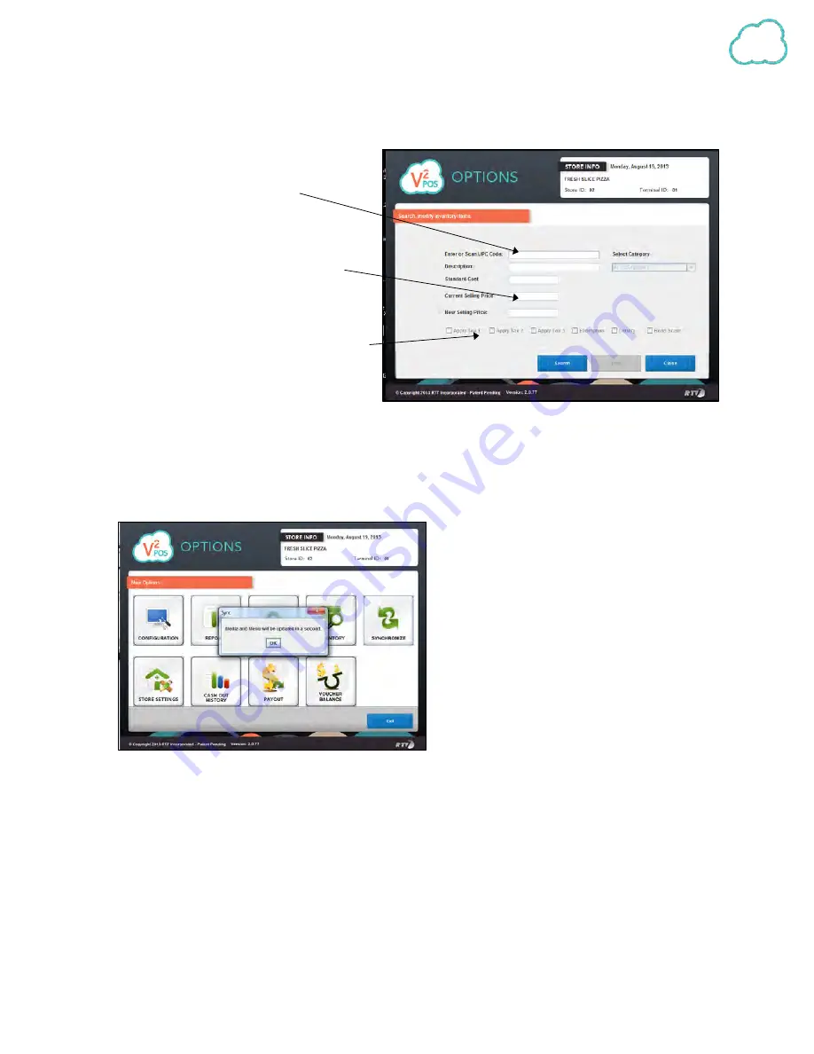 RT7 V2POS User Manual Download Page 51