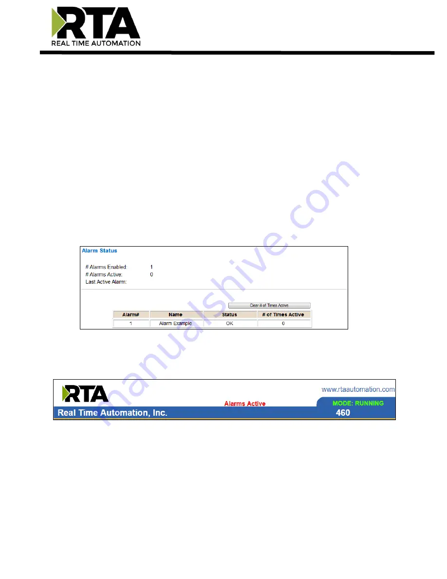 RTA 460BMSA-NNA4 Product User Manual Download Page 67