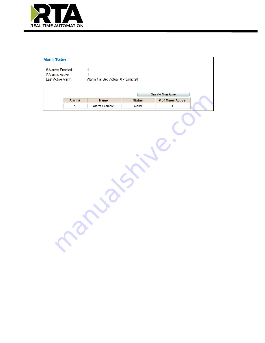 RTA 460BMSUS-NNA4 Product User Manual Download Page 62