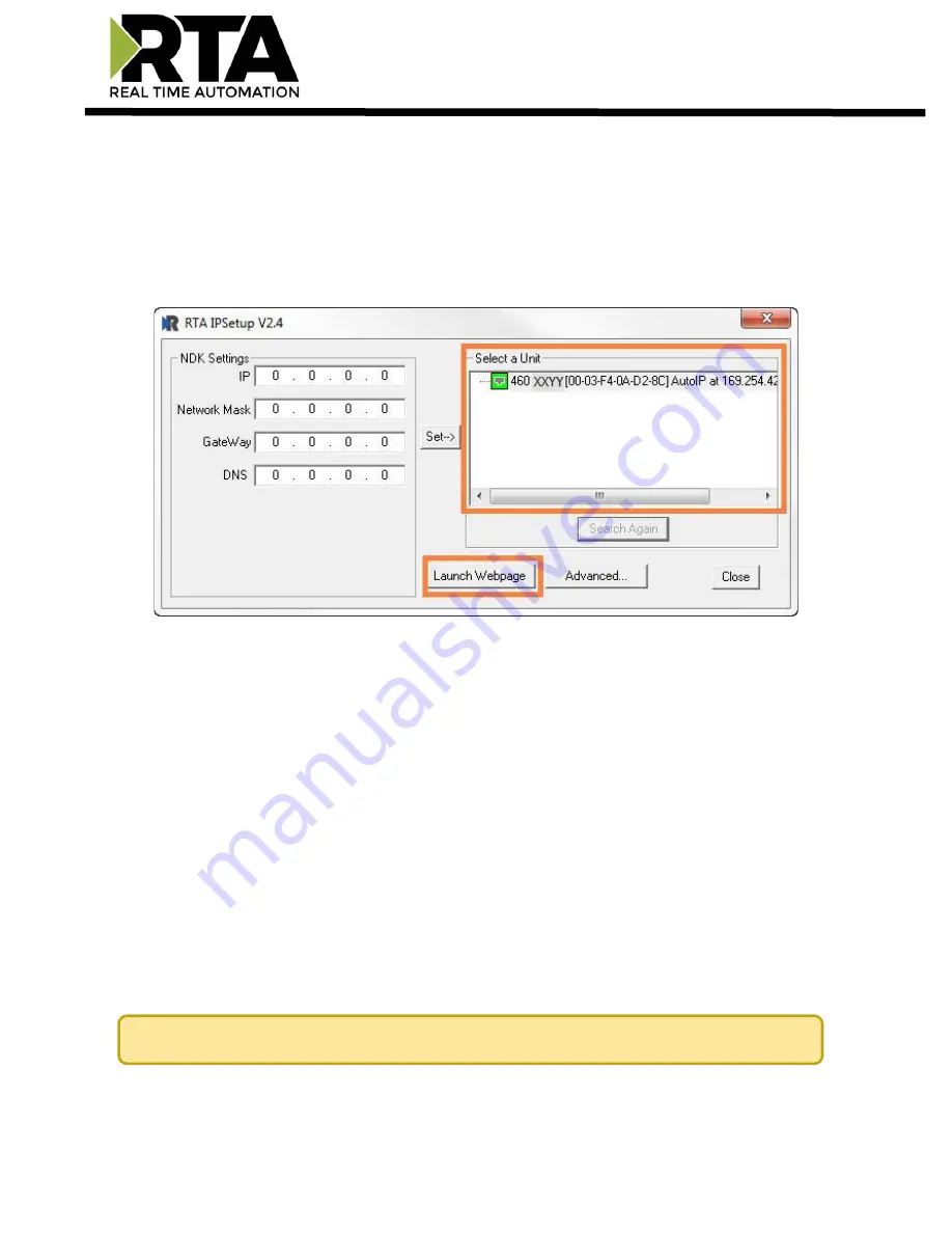 RTA 460ECBMS Product User Manual Download Page 11