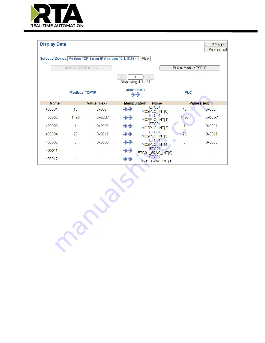 RTA 460ECBS-NNA1 Product User Manual Download Page 33