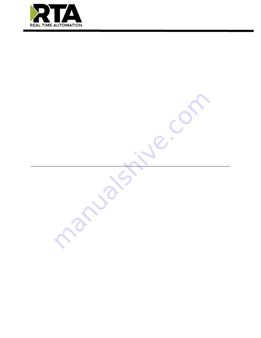 RTA 460ESBM-NNA1 Product User Manual Download Page 1