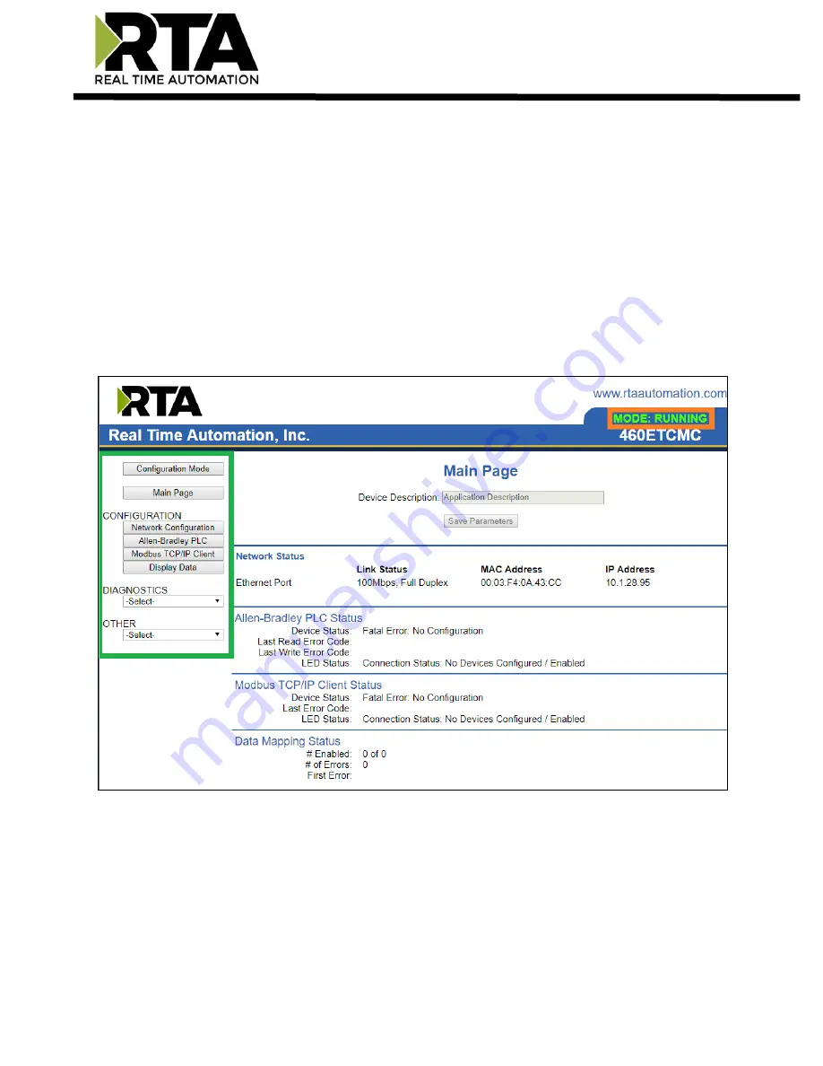 RTA 460PSTCP-NNA4 Product User Manual Download Page 14