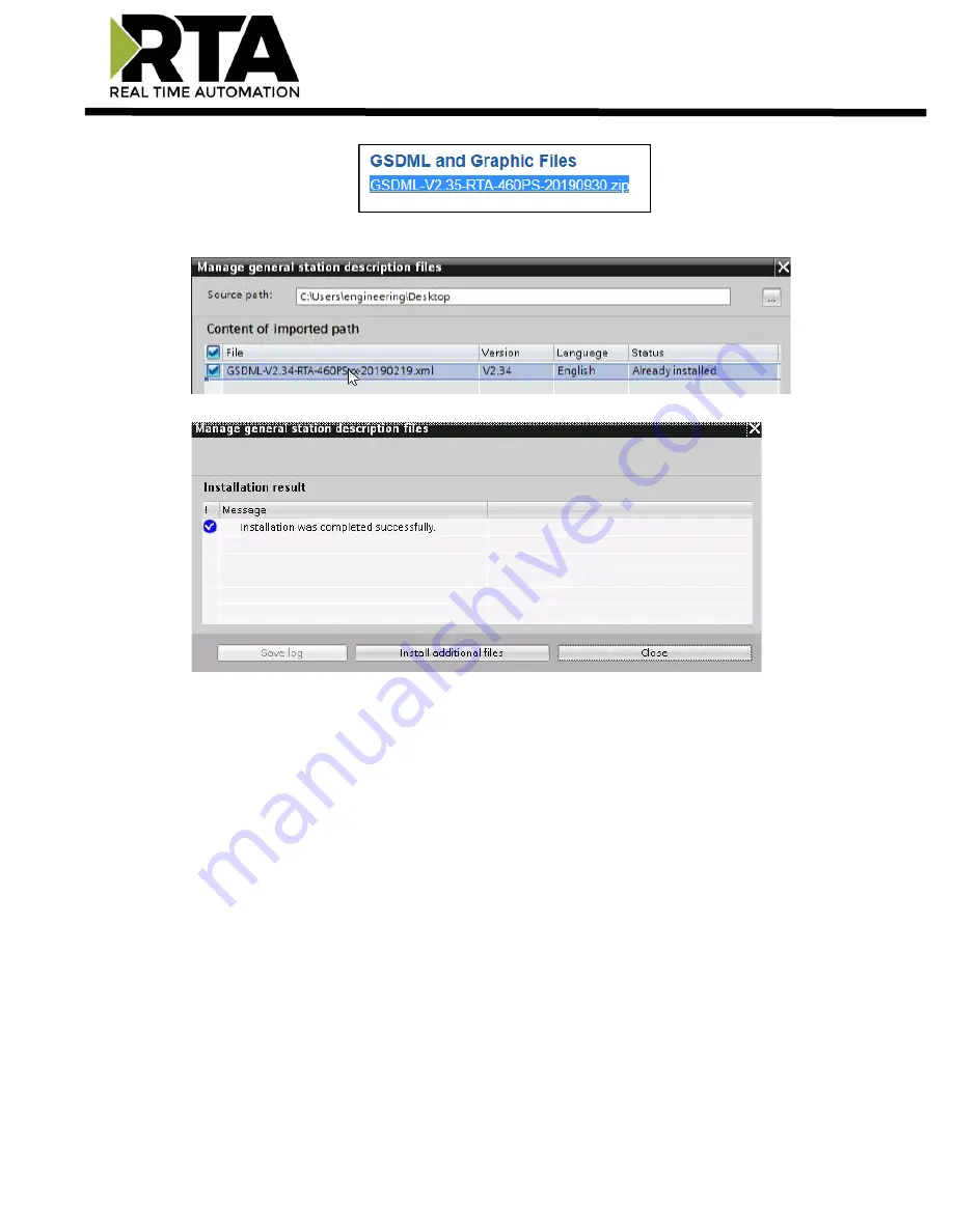 RTA 460PSWI Product User Manual Download Page 29