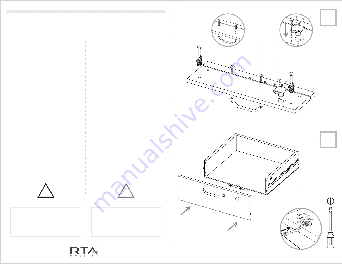 RTA CNG4952 Assembly Instructions Manual Download Page 2