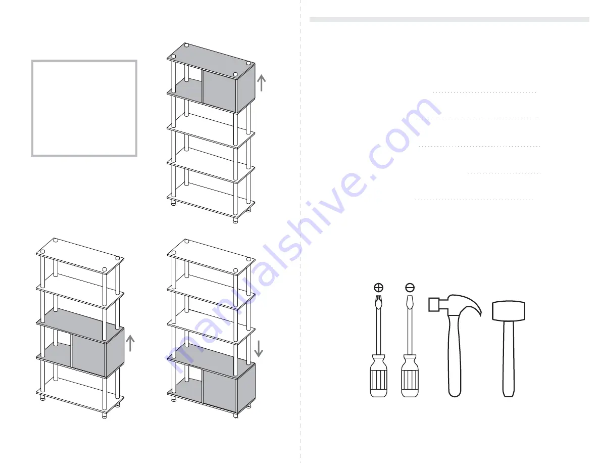 RTA CUBIK 2 BWD5788 Assembly Instructions Manual Download Page 3