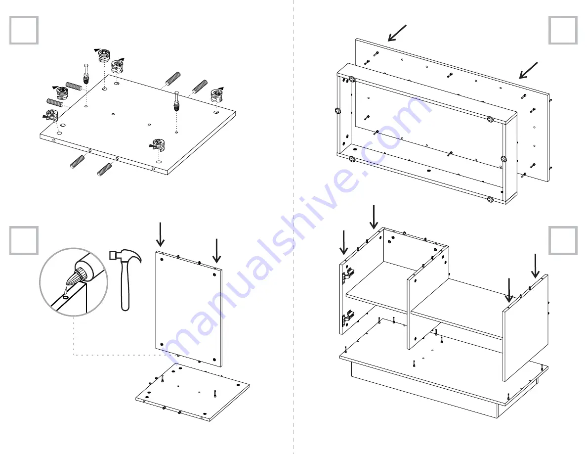 RTA EDP5825 Assembly Instructions Manual Download Page 12