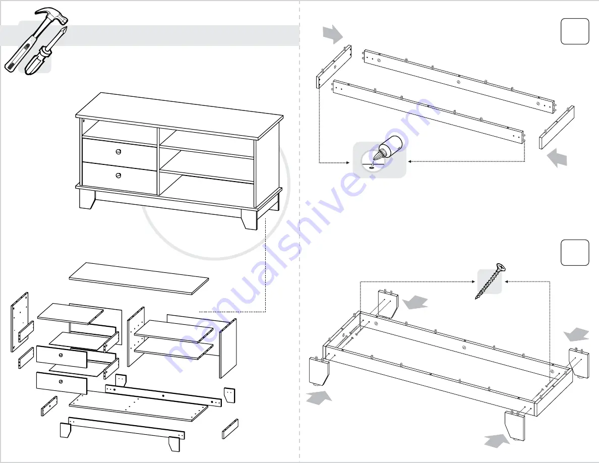 RTA RLE2145 Assemble Instructions Download Page 6