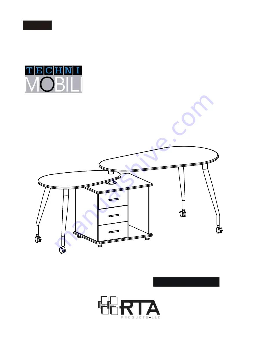 RTA Techni Mobili RTA-220 Assembly Instructions Manual Download Page 1