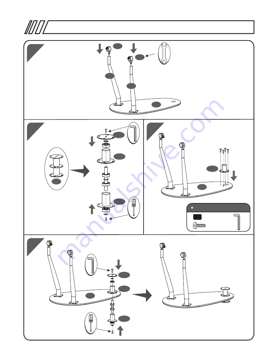 RTA Techni Mobili RTA-220 Assembly Instructions Manual Download Page 7