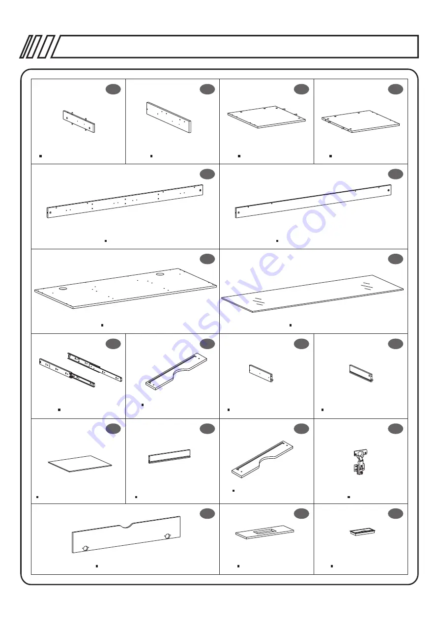 RTA TECHNI MOBILI RTA-2335 Assembly Instructions Manual Download Page 4